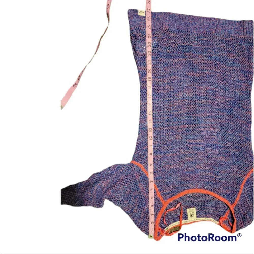 ROXY Purple/Pink Big Knit Sweater - Medium -